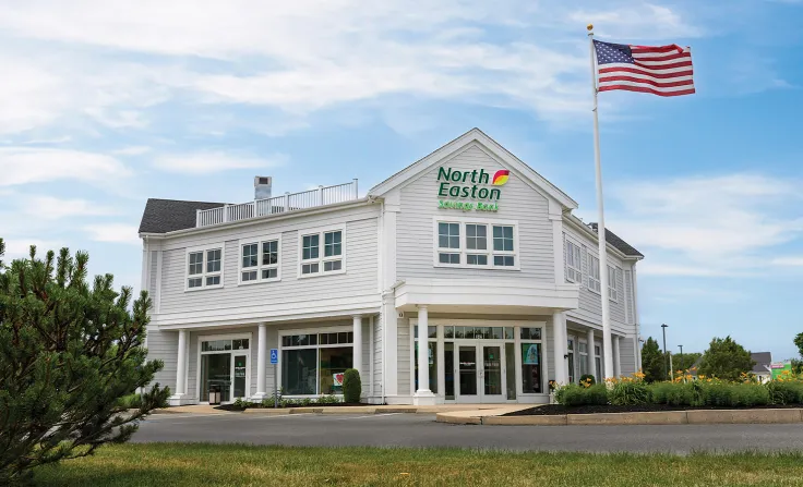 North Easton Savings Bank Whitman Bedford St. banking center building exterior